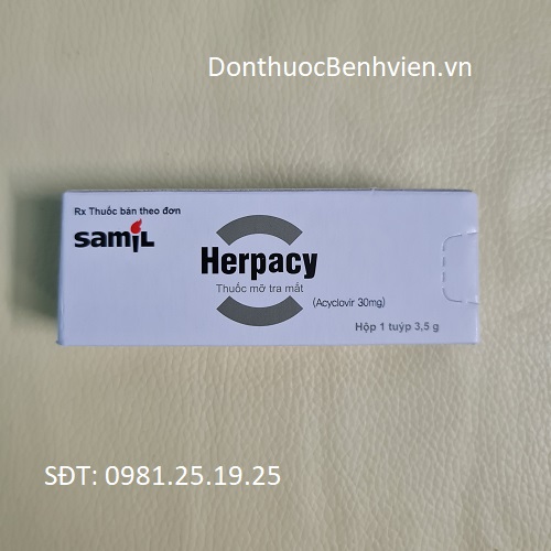 Thuốc mỡ tra Mắt Herpacy Samil