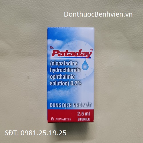Thuốc nhỏ mắt  Pataday - Dung dịch 2.5ml