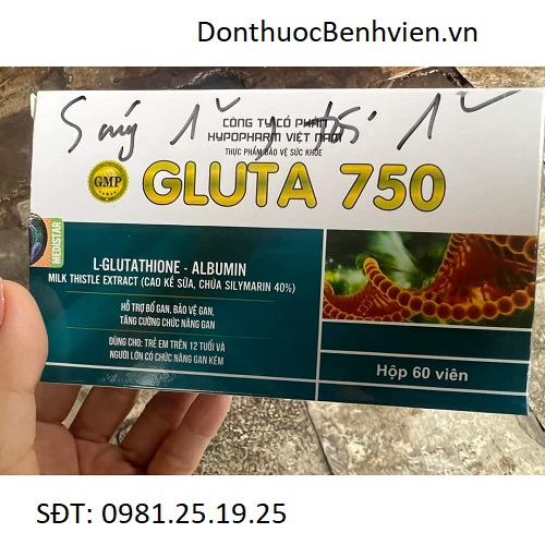 Viên Uống bảo vệ sức khỏe Gluta 750