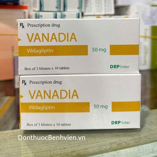 Viên nén Thuốc Vanadia 50mg - Hộp 30 Viên | Donthuocbenhvien.vn