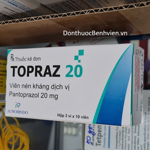 Viên nén kháng dịch vị Thuốc Topraz 20mg - H30V | Donthuocbenhvien.vn
