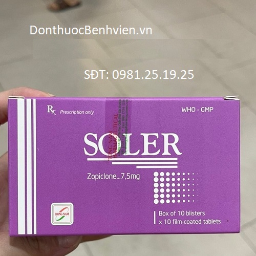 Viên uống Thuốc Soler 7.5mg - Hộp 100 Viên | Donthuocbenhvien.vn