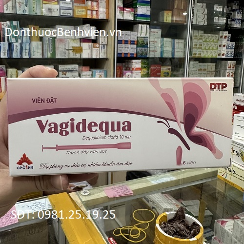 Viên đặt Thuốc Vagidequa 10mg