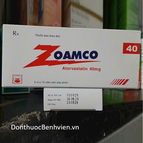 Viên Nén Bao phim Thuốc Zoamco 40mg