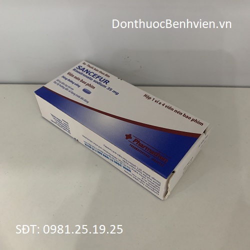 Viên Nén bao phim Thuốc Sancefur 35mg