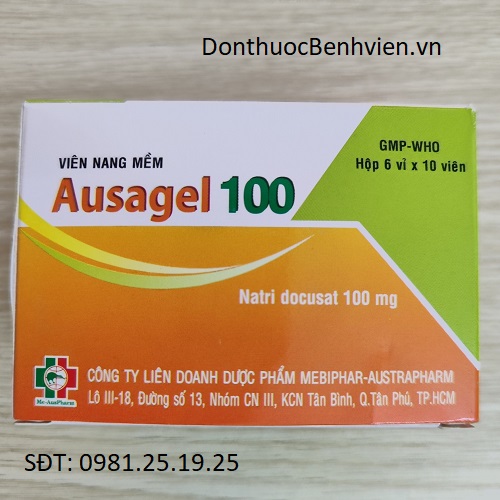 Viên Nang mềm Thuốc Ausagel 100