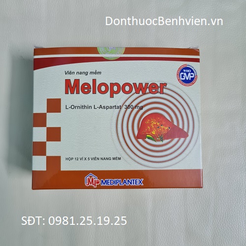 Viên Nang mềm Thuốc Melopower 300mg