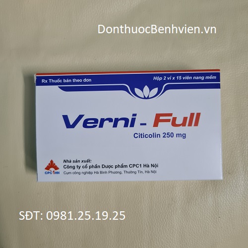 Viên Nang mềm Thuốc Verni-Full 250mg