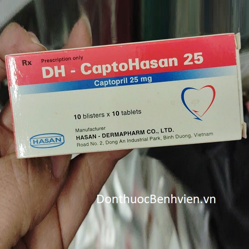 Viên Uống Thuốc DH-Captohasan 25mg