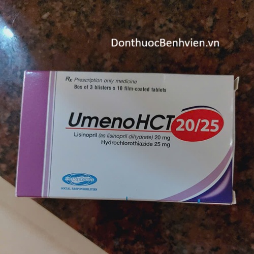 Viên Uống Thuốc UmenoHCT 20mg/25mg