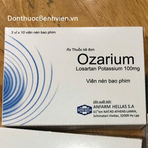 Viên bao phim Thuốc Ozarium 100mg