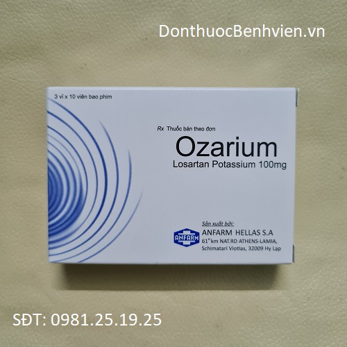 Viên bao phim Thuốc Ozarium 100mg