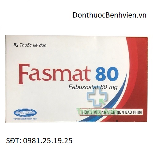 Viên nén Bao Phim Thuốc Fasmat 80mg