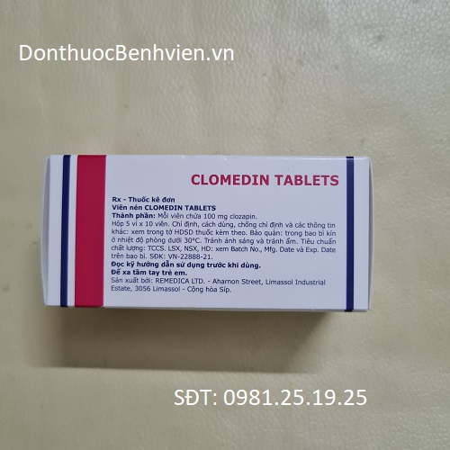 Viên nén Clomedin Tablets 100mg
