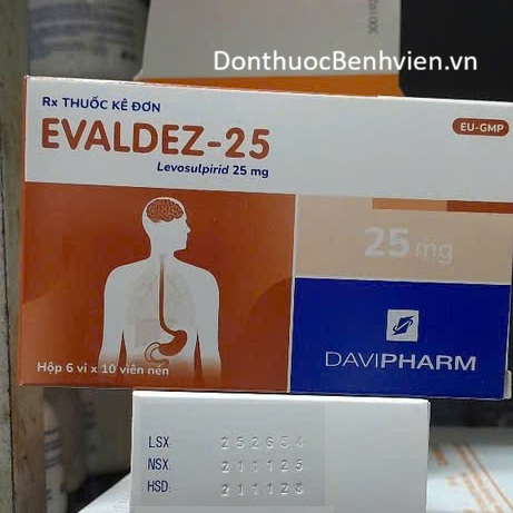 Viên nén Thuốc Evaldez 25mg