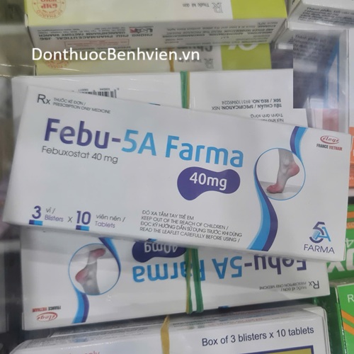 Viên nén Thuốc Febu-5A Farma 40mg
