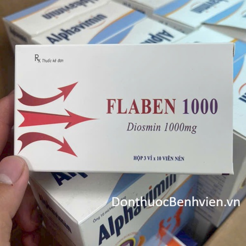 Viên nén Thuốc Flaben 1000mg