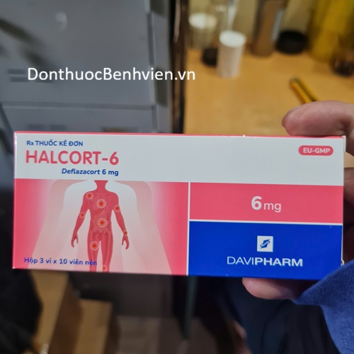 Viên nén Thuốc Halcort 6mg