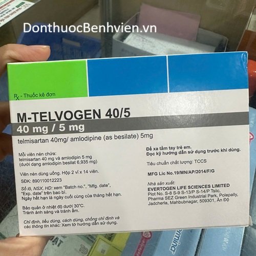 Viên nén Thuốc M-Telvogen 40mg/5mg
