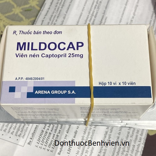 Viên nén Thuốc Mildocap 25mg