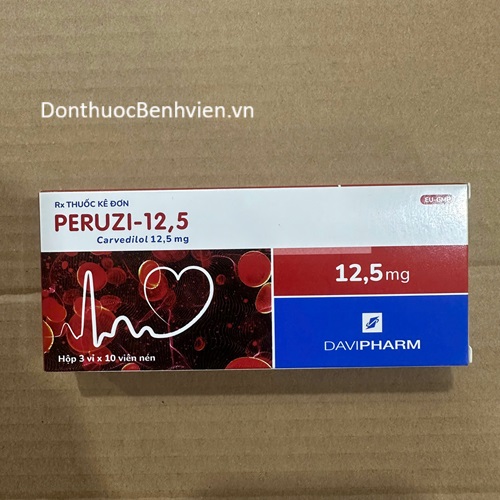 Viên nén Thuốc Peruzi 12.5mg