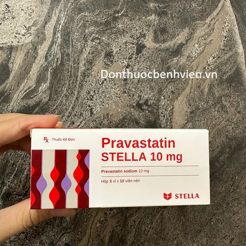 Viên nén Thuốc Pravastatin Stella 10mg
