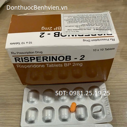 Viên nén Thuốc Risperinob 2mg