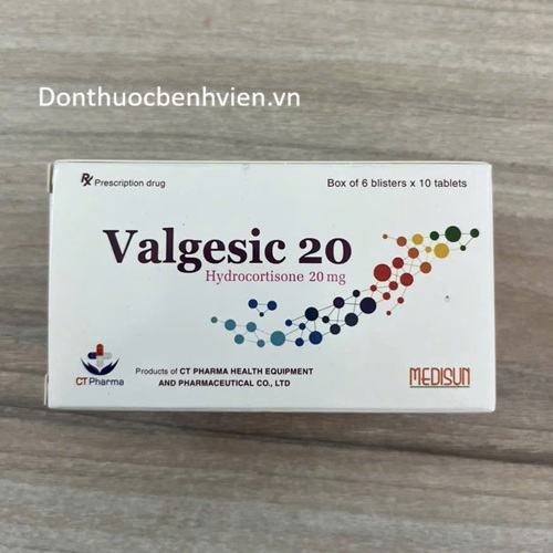 Viên nén Thuốc Valgesic 20mg Medisun