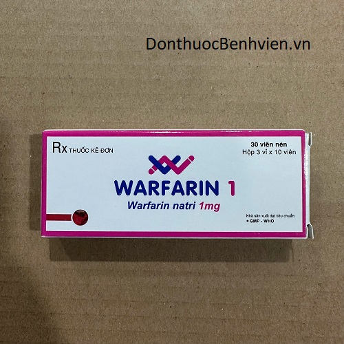 Viên nén Thuốc Warfarin 1mg SPM