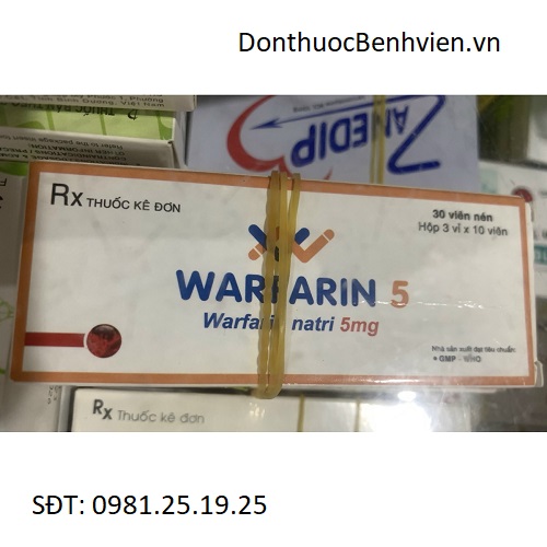 Viên nén Thuốc Warfarin 5 SPM