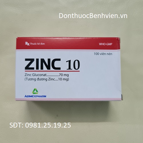 Viên nén Thuốc Zinc 10mg
