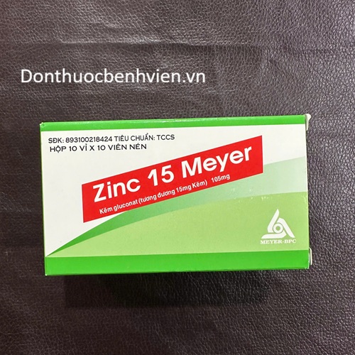 Viên nén Thuốc Zinc 15 Meyer