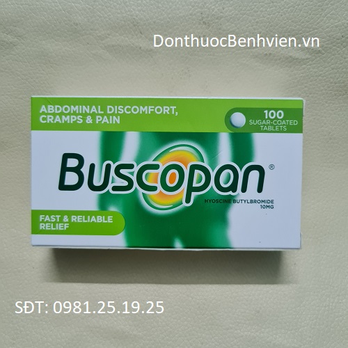 Viên nén bao đường Thuốc Buscopan 10mg