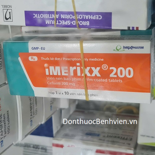 Viên nén bao phim Imerixx 200mg