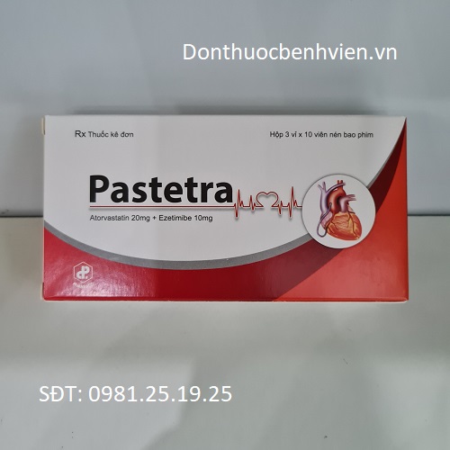 Viên nén bao phim Pastetra 20mg/10mg