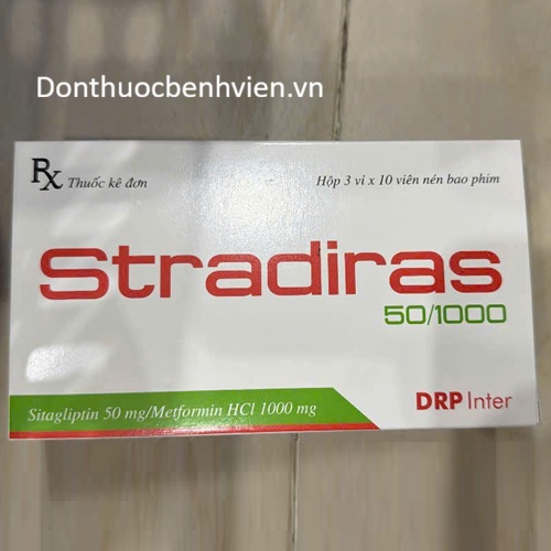 Viên nén bao phim Stradiras 50/1000