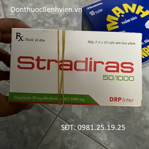 Viên nén bao phim Stradiras 50/1000