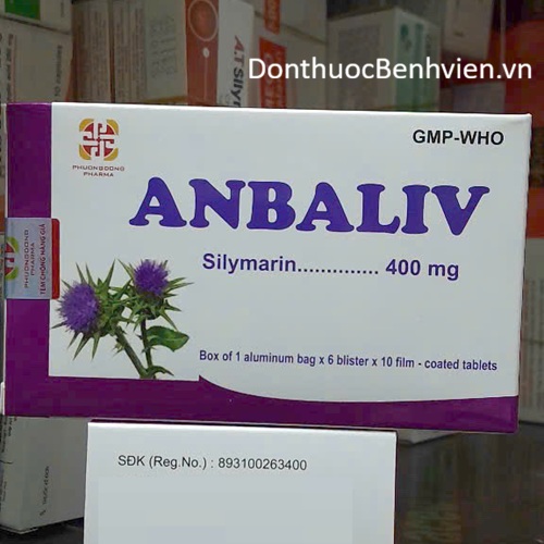 Viên nén bao phim Thuốc Anbaliv 400mg