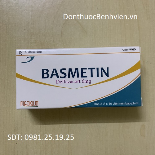 Viên nén bao phim Thuốc Basmetin