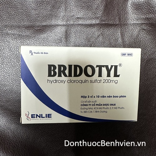 Viên nén bao phim Thuốc Bridotyl 200mg
