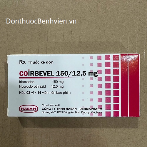 Viên nén bao phim Thuốc Coibevel 150mg/12.5mg