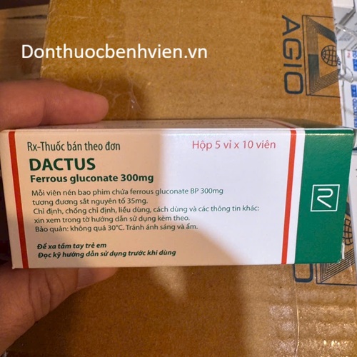 Viên nén bao phim Thuốc Dactus 300mg