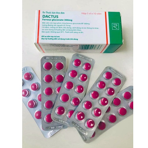 Viên nén bao phim Thuốc Dactus 300mg