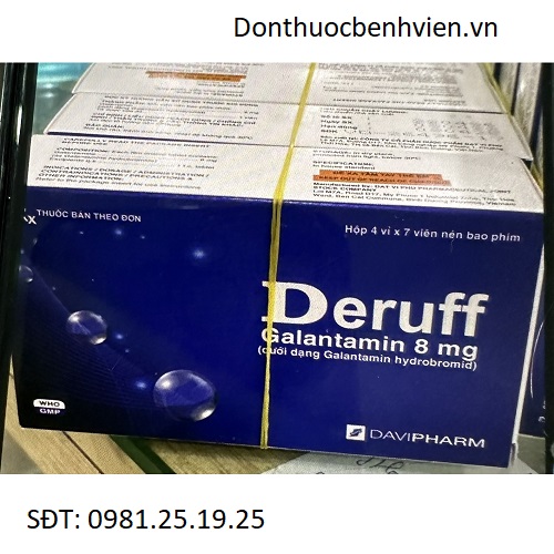 Viên nén bao phim Thuốc Deruff 8mg