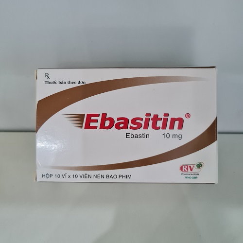 Viên nén bao phim Thuốc Ebasitin 10mg