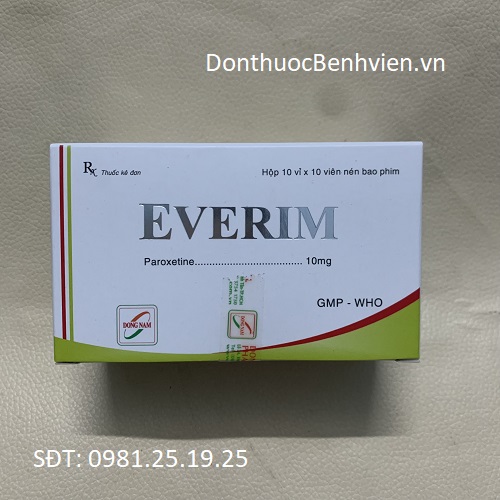Viên nén bao phim Thuốc Everim 10mg
