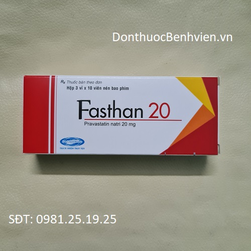 Viên nén bao phim Thuốc Fasthan 20mg