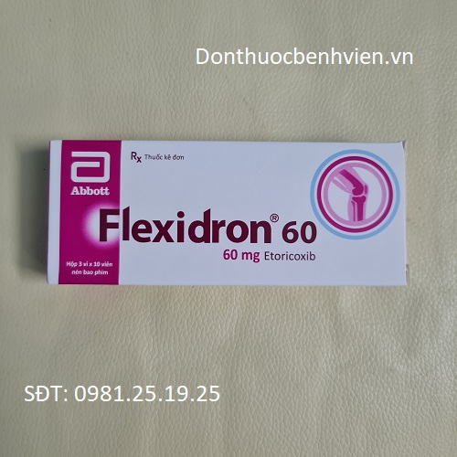 Viên nén bao phim Thuốc Flexidron 60mg