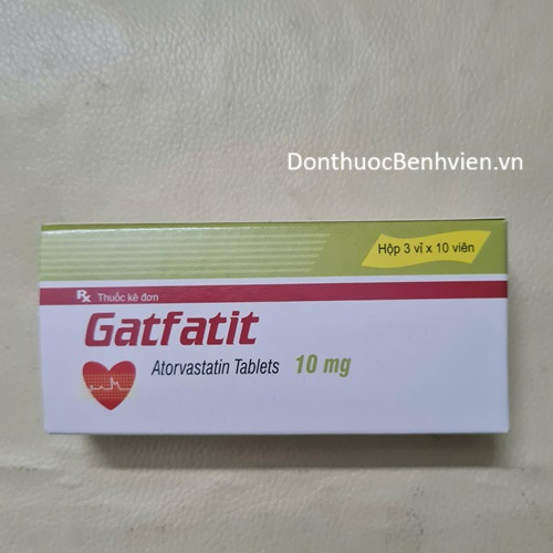 Viên nén bao phim Thuốc Gatfatit 10mg