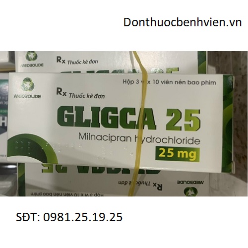 Viên nén bao phim Thuốc Gligca 25mg